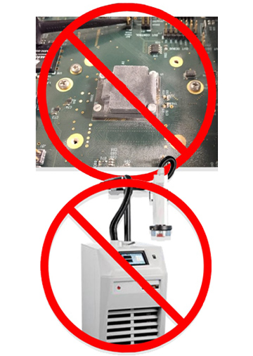 No Frost Work Station, no themal stream air ESD concerns